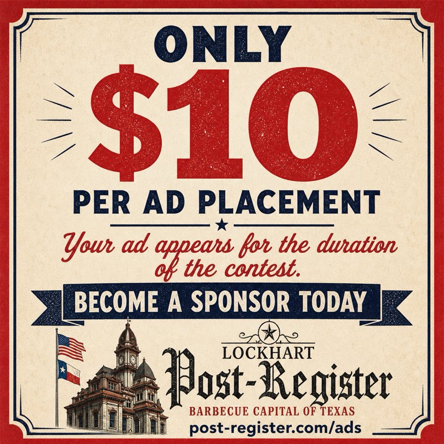 Lockhart Post-Register Ad